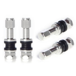 Válvula de acero inoxidable sin cámara de 32 mm TR43E/48E para reemplazo y reparación de neumáticos de motocicletas y vehículos eléctricos - Product Image 3