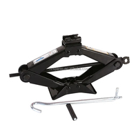 Cric de ciseaux de voiture de levage hydraulique universel cannelé stable 1 tonne 1.5 tonnes