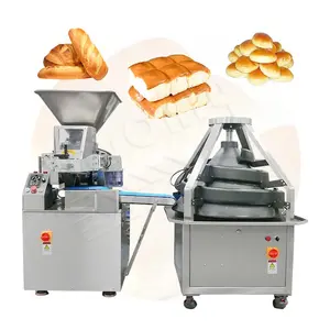 MY Table Top Pizza Dough Ball Roll Make Machine Full Automatic Dough Cutter Divider and Conical Rounder