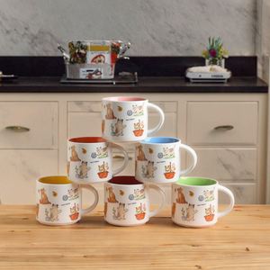 Tazza <span class=keywords><strong>da</strong></span> <span class=keywords><strong>caffè</strong></span> in ceramica sublimata con Logo personalizzato <span class=keywords><strong>da</strong></span> 16 once stile classico stile impilabile personalizzato con coperchio e cucchiaio - Product Image 3