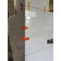5-30 pièces Clips et entretoises en plastique PP pour système de nivellement de carreaux d'angle extérieur, outils de construction pour fixation de carreaux de sol et de mur