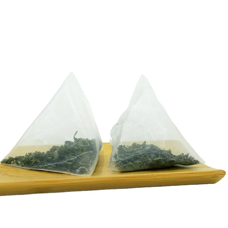 Organic Green Tea Bag Flower Teabags Custom Herbal Tea Pyramid Teabags