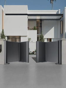 Nhà Máy cantilever cổng Hurricane kháng trượt cổng tự động sắt Fancy thiết kế cổng - Product Image 3