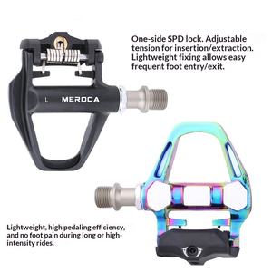 Pedal de Bicicleta de Carretera de Aluminio Ligero Compatible con <span class=keywords><strong>SPD</strong></span>, con Rodamientos Sellados y Autoblocante - Product Image 4