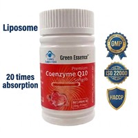 Capsules de Coenzyme Q10 Liposomique Cq10 Ubiquinone, Riches en Vitamines E et C, 30 Comprimés, Complément Alimentaire pour le Soutien Immunitaire, Extrait Naturel