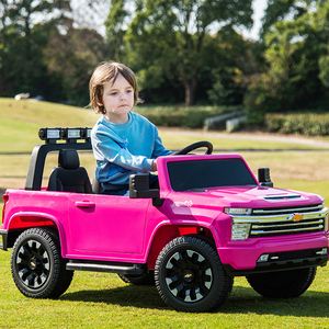 Grande <span class=keywords><strong>batteria</strong></span> 12V parco esterno che gioca elettrico per bambini camion quattro ruote telecomando 4x4 camion giro su auto giocattolo - Product Image 5