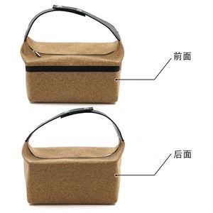 YY PU Leather <b>Camping</b> Cookware <b>Storage</b> Bag Waterproof Coffee Cup Tote Bag Lunch Bag - Product Image 4