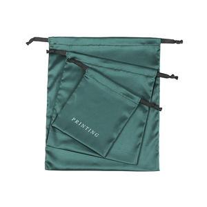 Sacs de protection en soie de luxe personnalisés pour perruques, sacs cadeaux de qualité avec cordon de serrage pour cosmétiques, bijoux, lingerie, sacs à main, pochettes en satin pour cheveux - Product Image 6