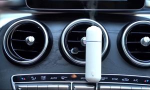 Custom USB Rechargeable Electric Ultrasonic Waterless <b>Car</b> Air Scent Diffuser with Fragrance Oil Moving Sensor & Vent <b>Clip</b> - Product Image 4