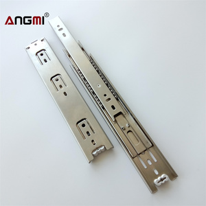 Floor Mount Ball Bearing Slide Drawer <strong>Soft</strong> <strong>Close</strong> Drawer Slide Telescopic Channels Drawer <strong>Rail</strong> - Product Image 5