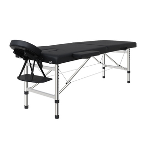 Table de massage professionnelle pliable haute performance, portable et réglable en PU - Product Image 1