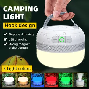 Lampe de poche de Camping à LED pour l'extérieur, lanterne de Camping Rechargeable de 230 heures avec éclairage magnétique, lumière d'urgence Portable