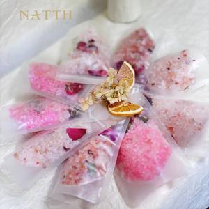 NATTH ODM Huile essentielle de <span class=keywords><strong>rose</strong></span> himalayenne biologique Bain thermal <span class=keywords><strong>Eau</strong></span> salée pour le corps Soins de la peau <span class=keywords><strong>D</strong></span>étente 50g - Product Image 5