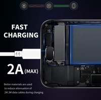 Cable de Carga Rápida Cantell USB-C a Micro USB con Conductor de Cobre Puro de 1M para Android y Computadora