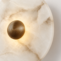Applique murale LED blanche minimaliste pour salon, chambre d'hôtel, chevet, éclairage intérieur, décoration moderne, design de luxe, albâtre