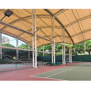 Auvent extérieur imperméable en tissu PVDF extensible, structure en acier à double treillis, tente de toit sportive - Product Image 3