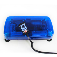 Mini Barra de Luces LED con Altavoz y Sirena Integrados, Resistente al Agua, Luz de Advertencia de Emergencia para Autos y Camiones, Fácil de Instalar