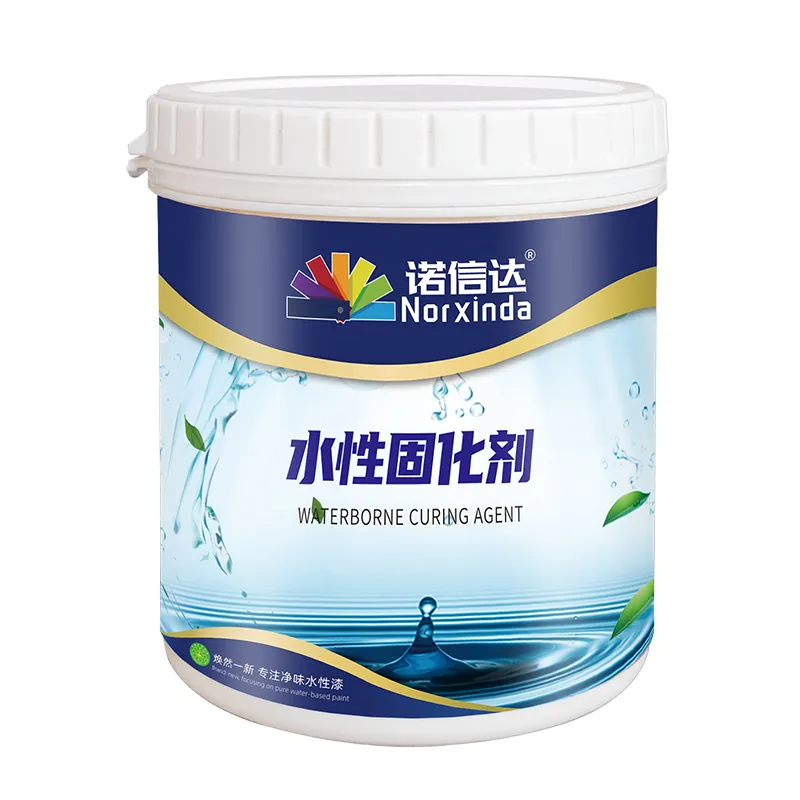 High hardness waterbased clearcoat with curing agent gloss metal paint water based hardener paint