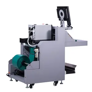Tabletop Ecommerce Automatic Poly Bagger Labeling Machine Express Logistics Bag Packing Machine