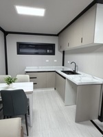 Maison préfabriquée de luxe portable, conteneur extensible en acier de 20, 30 ou 40 pieds, bureau mobile avec 2 chambres pour usage extérieur