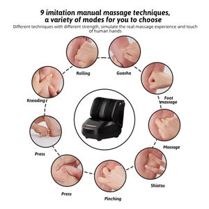 Masajeador Eléctrico <span class=keywords><strong>de</strong></span> Pies Shiatsu ZL Z822B con Función Musical, Batería <span class=keywords><strong>de</strong></span> Litio, Material PU, 8.6 kg, para una Relajación Confortable - Product Image 6