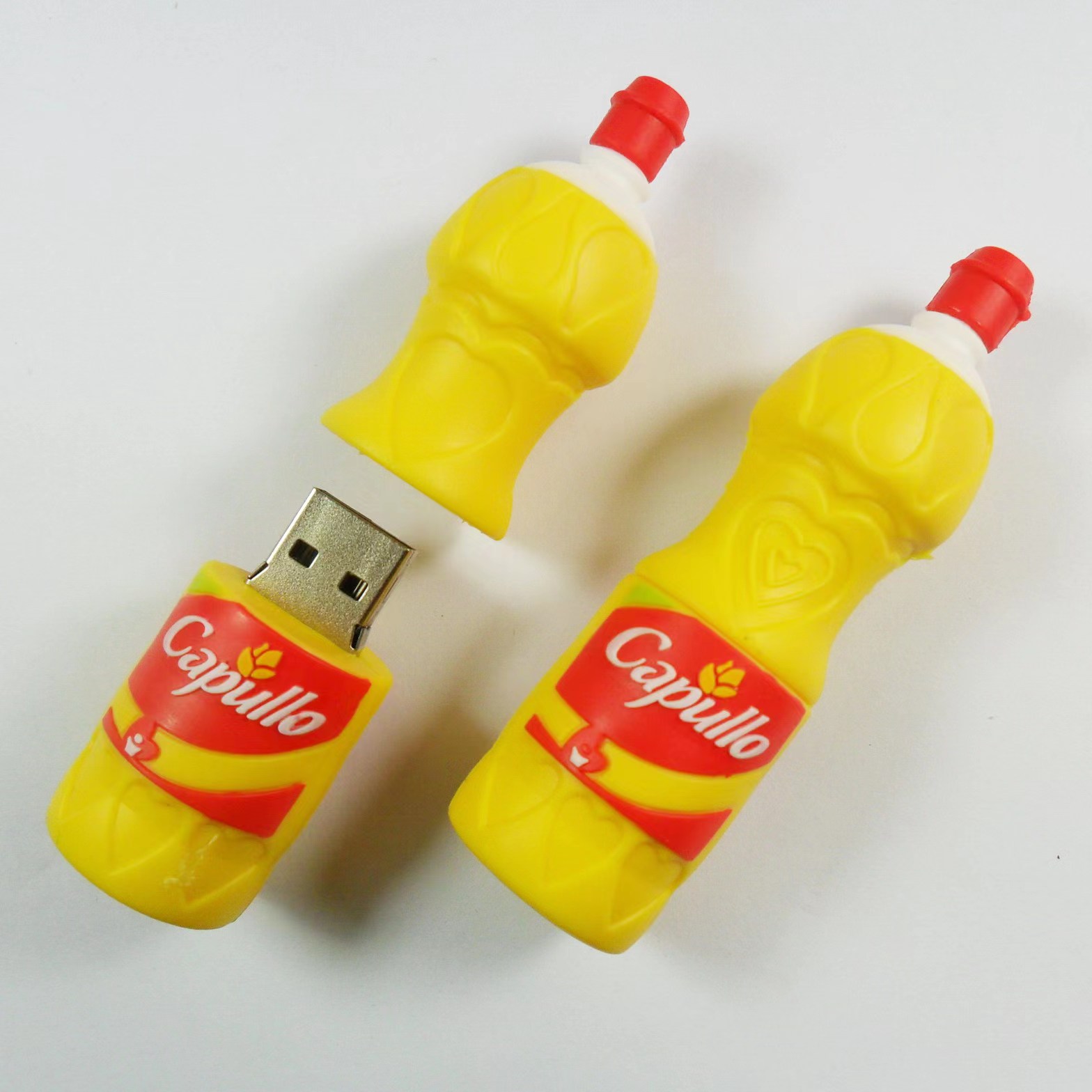 Promotional Customized PVC USB Flash Drive USB2.0 1GB 2GB 4GB 8GB 16GB 32GB 2D 3D shape rubber usb memory stick
