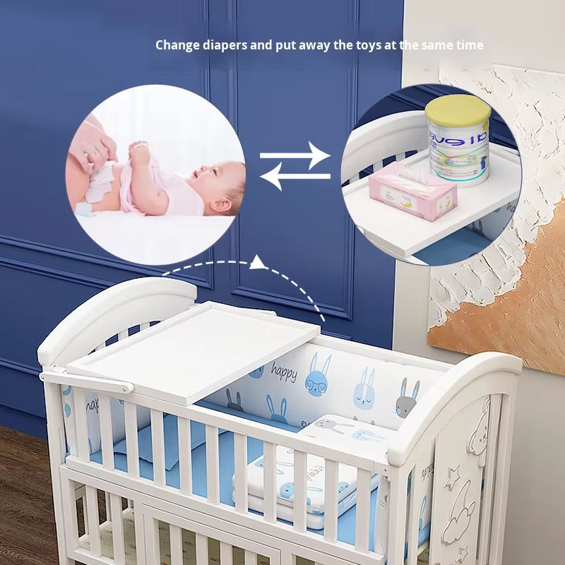 baby cot bed crib with mattress