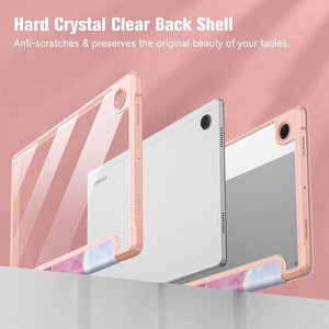 2022 Bao Gồm Tất Cả Chống-Mùa Thu Bảo Vệ Trường Hợp Đối Với Samsung Cho <span class=keywords><strong>Galaxy</strong></span> <span class=keywords><strong>Tab</strong></span> A9 Cộng Với Tùy Chỉnh 2023 Rõ Ràng Trở Lại Bằng Đá Cẩm Thạch Máy Tính Bảng Bìa - Product Image 5