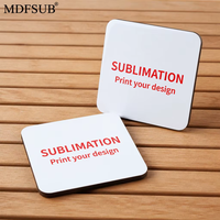 Supports de sublimation vierges en MDF de 3 mm, carrés de 90 mm, impression personnalisée, certifiés CARB P2 MDFSUB