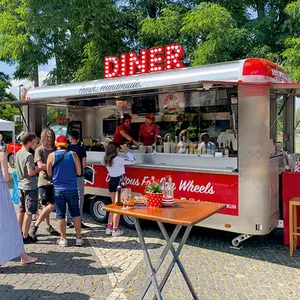 Personalizza un bellissimo rimorchio da cucina per rimorchio a spinta per alimenti Airstream per te