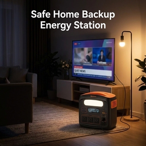 Générateur solaire portable 1200W, double USB-C PD, onde sinusoïdale pure, camping, maison, extérieur - Product Image 4