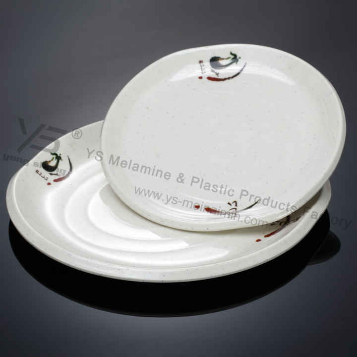 Top-level Latest Design Tableware Plate Product for Restaurant Korean Melamine Plates Fine Quality