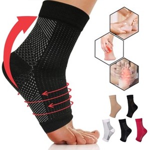 Calcetines de Compresión Unisex para Adultos, Transpirables, Tejidos, con Soporte para Correr, Deportes de Verano, Finos, de Color Sólido, Spandex y Poliéster - Product Image 1