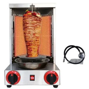 Gás Doner Kebab Grill Venchtop Kebab Maker Machine Commercia Cozinha Use Gás Shawarma Machine