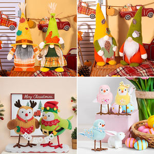 Hyde Eek personnalisé récolte oiseau en peluche et peluche pour Thanksgiving Halloween Pâques décorations de Noël - Product Image 4