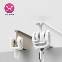 Rails métalliques ronds flexibles pour la décoration intérieure moderne Rail à rideaux incurvé pliable Accessoire de qualité supérieure pour rideaux