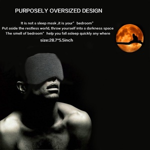 Bandeau confortable pour dormir, bandeau respirant, masque oculaire en coton, livraison gratuite - Product Image 3