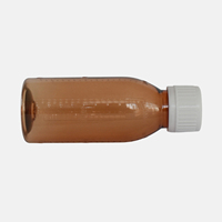 Flacon PET liquide oral de 100 ml pour eau, jus, sirop avec bouchon à vis et pulvérisateur, fabricant en gros
