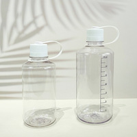 Bouteille d'eau Tritan personnalisée sans BPA, résistante à la chaleur, 500 ml, 1000 ml, avec couvercle pour le sport en extérieur – Vente directe