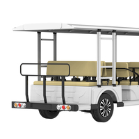 Open Top 27 Passagers Voiture de tourisme Véhicule Nouveau Design Navette électrique pour Resort Hotel
