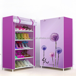 <strong>Big</strong> Size Shoe Rack with Dustproof Cover <strong>Closet</strong> Shoe Storage Cabinet Organizer - Product Image 4