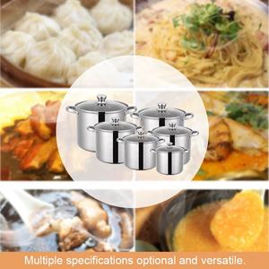 Sıcak satış paslanmaz çelik amerikan tarzı ekstra uzun boylu Pot seti pişirme vapur tencere tencere setleri - Product Image 6