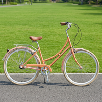 Vélo de ville 700C avec moyeu interne 3 vitesses, pour hommes et femmes, vélo de banlieue rétro classique de qualité supérieure avec porte-bagages arrière, vente en gros