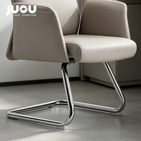 Chaise de bureau ergonomique moderne de haute qualité, chaise de réunion, chaise pour invités, chaise de bureau en cuir PU