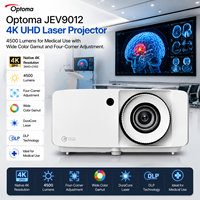 Projecteur laser Optoma JEV9012 4K UHD 4500 lumens pour laboratoire de simulation avec 3D complet et contraste élevé