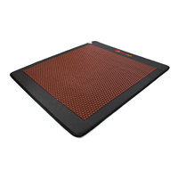 Ocre Double King Size Infrarouge Lointain Matelas Chauffant Tourmaline Germanium Pierre Soulagement Du Sommeil Massage À Ions Négatifs Soulagement Du Stress