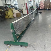 Système de filet de pickleball portable, poteaux de filet de pickleball robustes et professionnels pour une utilisation en extérieur et en intérieur