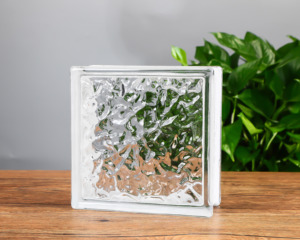 Blocs de verre givré creux modernes JING HUA 190x190x80mm pour cloisons de construction, résistants au feu, pour salons et extérieurs - Product Image 2