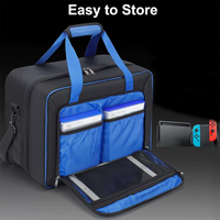 Sac de voyage pour PS5 de qualité supérieure, anti-rayures et résistant à l'usure, étui de rangement rigide antichoc pour console et manette