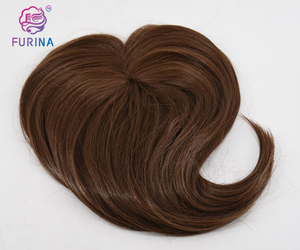 Mode femmes perruques avec <span class=keywords><strong>frange</strong></span> Importé haute température fil matériel perruques synthétiques avec <span class=keywords><strong>frange</strong></span> 13*30cm bang mignon postiches - Product Image 3